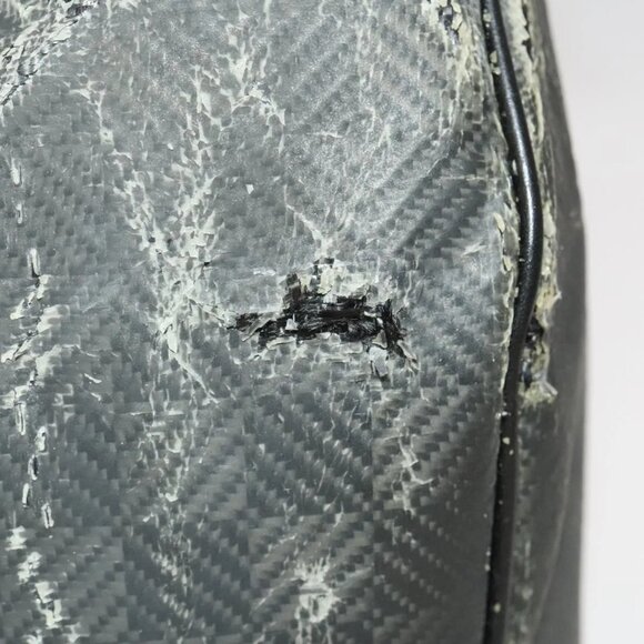 LOUIS VUITTON Damier Carbon Keepall 45 Boston Bag Black N41415 LV Auth sw1210 - Picture 11 of 16